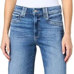 Like New PAIGE Anessa Carpenter Olivin Distressed- size 29